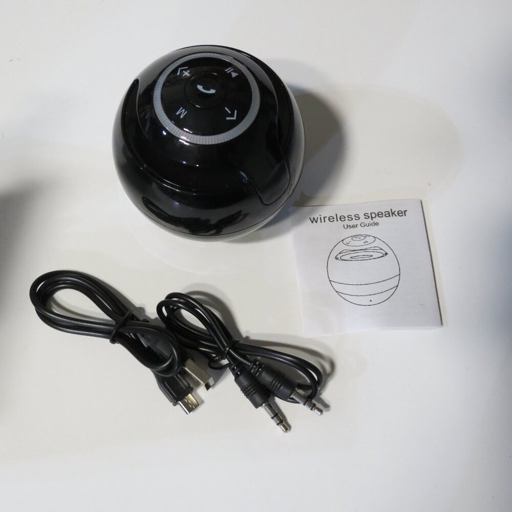 Black Wireless Portable Speaker